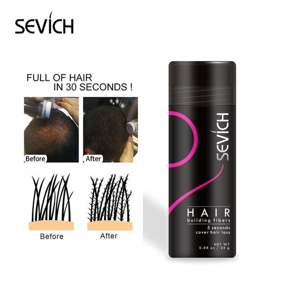 🔥SEVICH Loss Hair Thicken Extension Hair Building Fiber Powder 25g🔥 - Picture 5 of 6